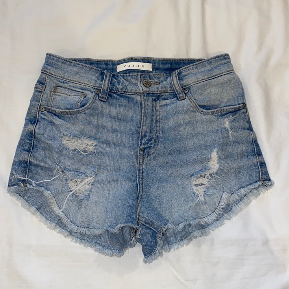 Denim shorts